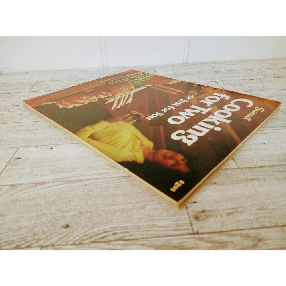Cooking for Two Sunset 1978 Vintage Small‎ Batch Recipes 70s Softcover Cookbook